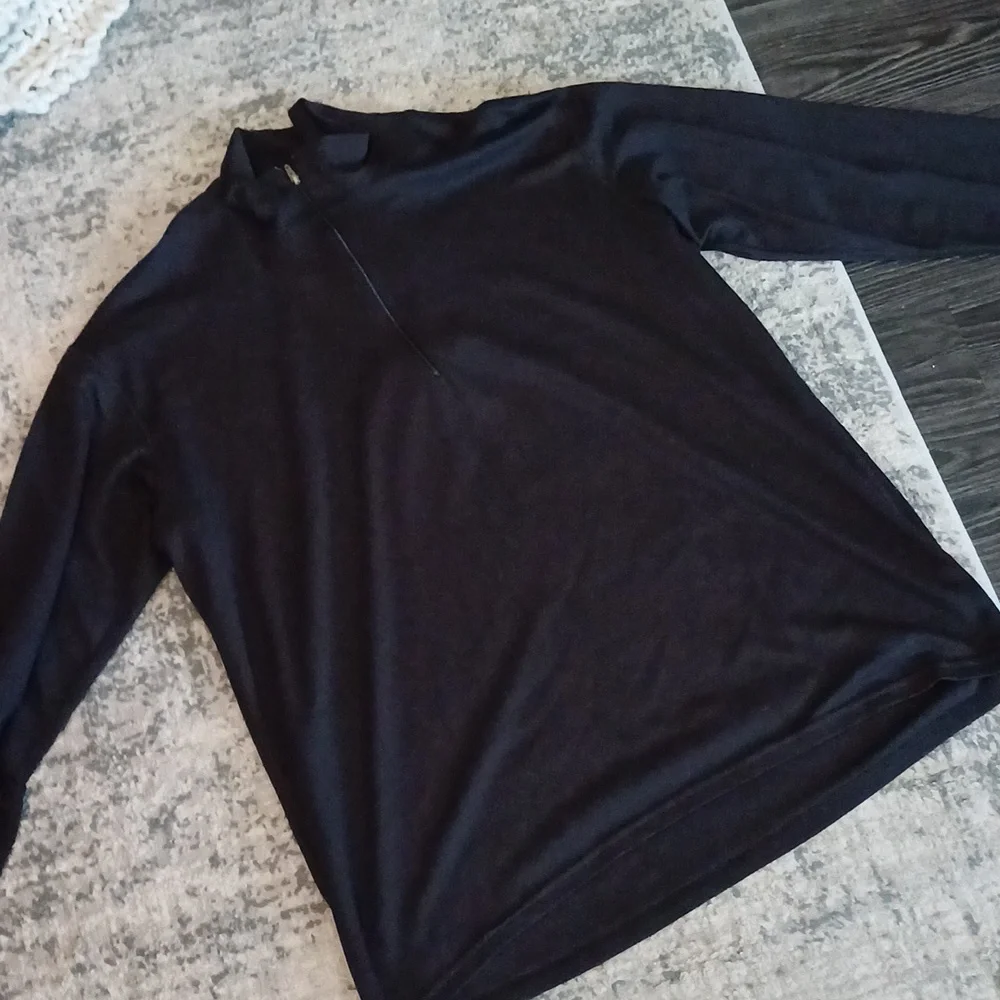 Patagonia Capilene Half Zip Midweight Long Sleeve Shirt Black XL - Picture 6 of 13